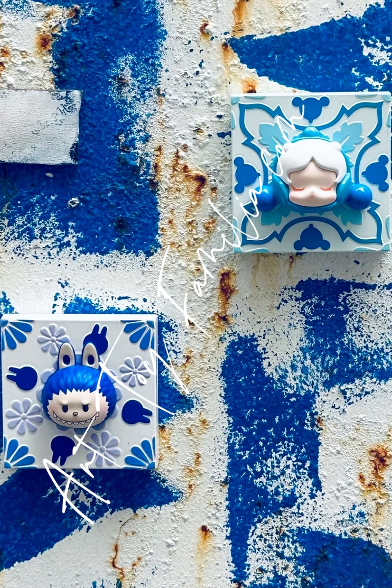Pop Bean Classic Azulejo Fridge Magnet - 经典花砖系列冰箱贴
