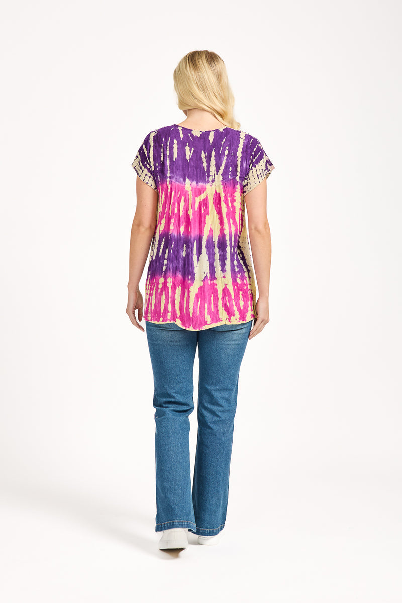 Tie Dye Embellished Top