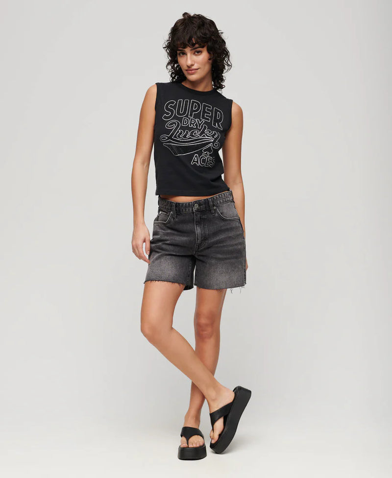 Superdry Retro Embellished Slim Vest