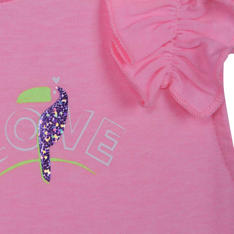 Billieblush Embellished Ruffle Tank Top ~ Pink