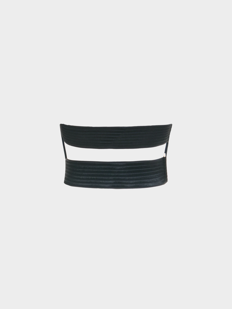 Gianfranco Ferre SS 2008 Embellished Black Top