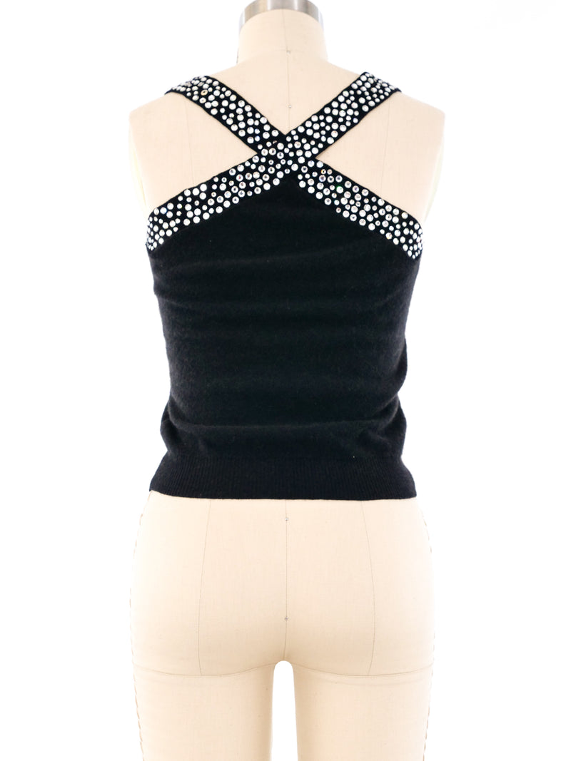 Sonia Rykiel Embellished Knit Tank