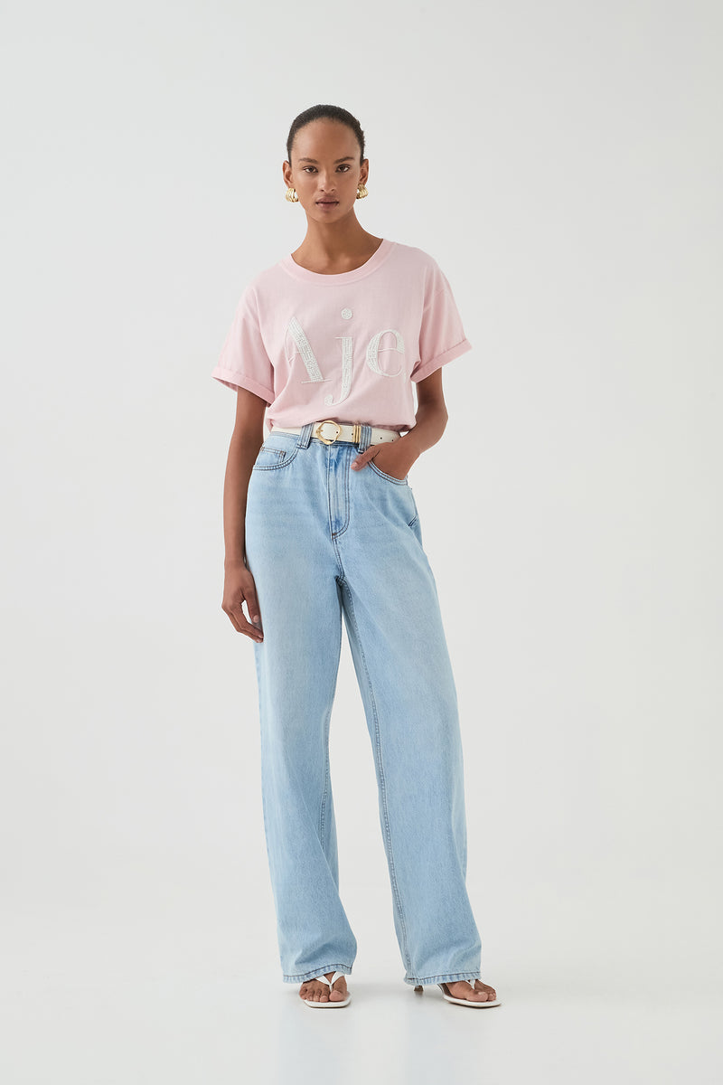 Beyond Embellished Logo Tee