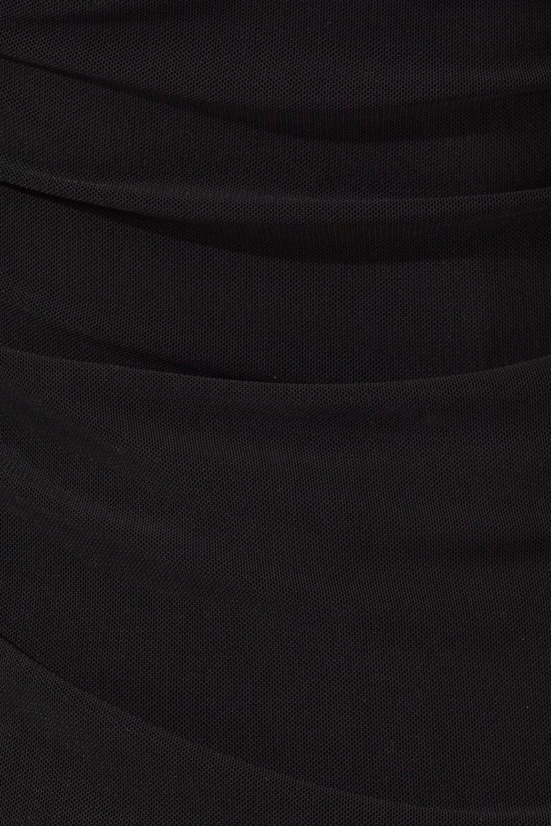 Black Bandeau Top