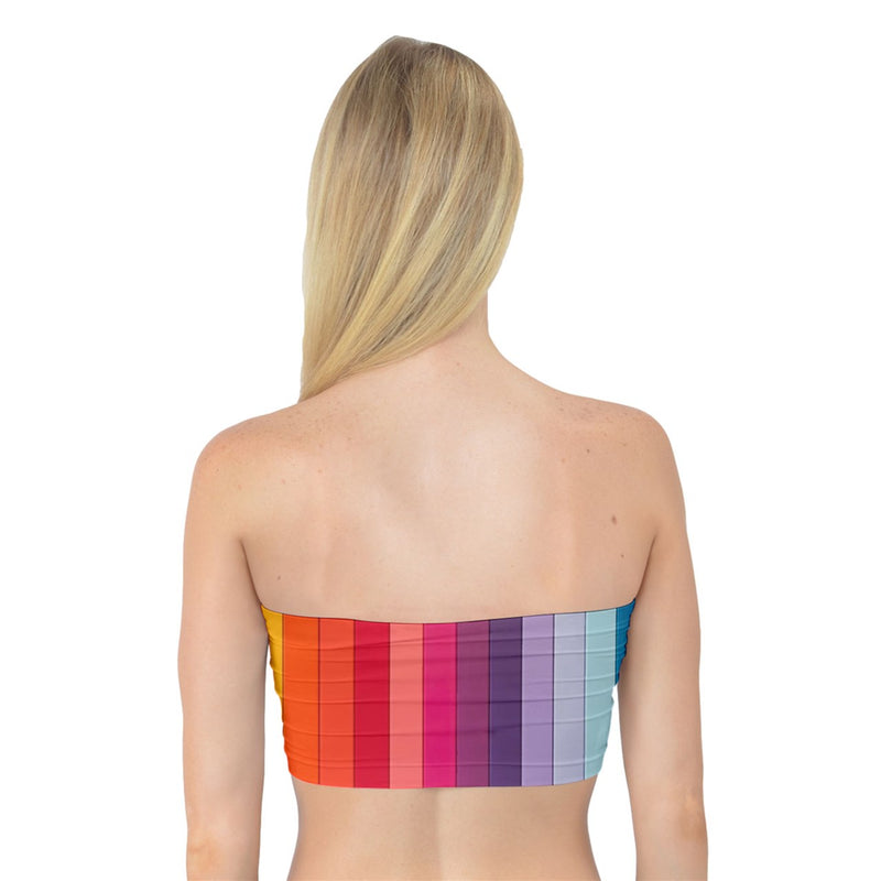 LGBTQ-Rainbow #11 Bandeau Top up to 3XL