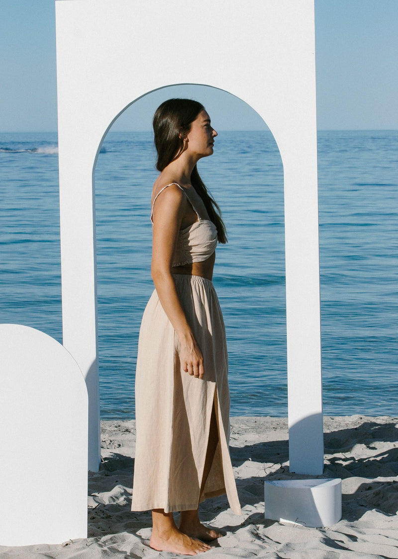Bandeau Top // Sand