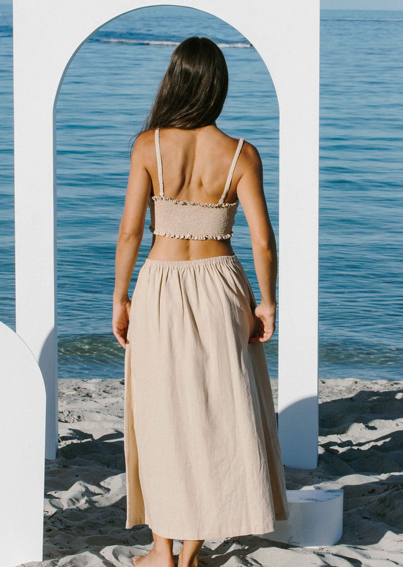 Bandeau Top // Sand