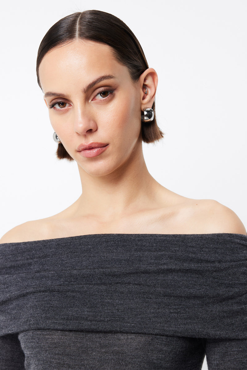Maine Off Shoulder Merino Top