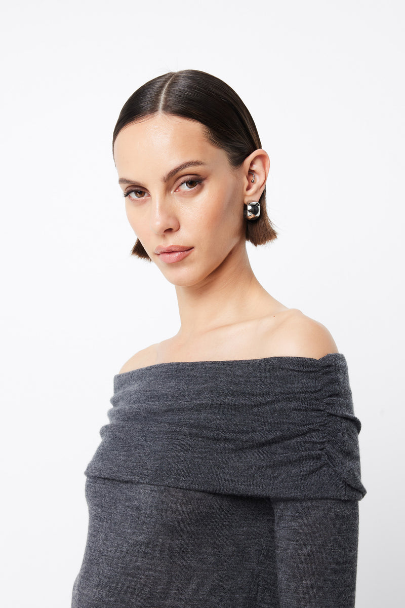 Maine Off Shoulder Merino Top