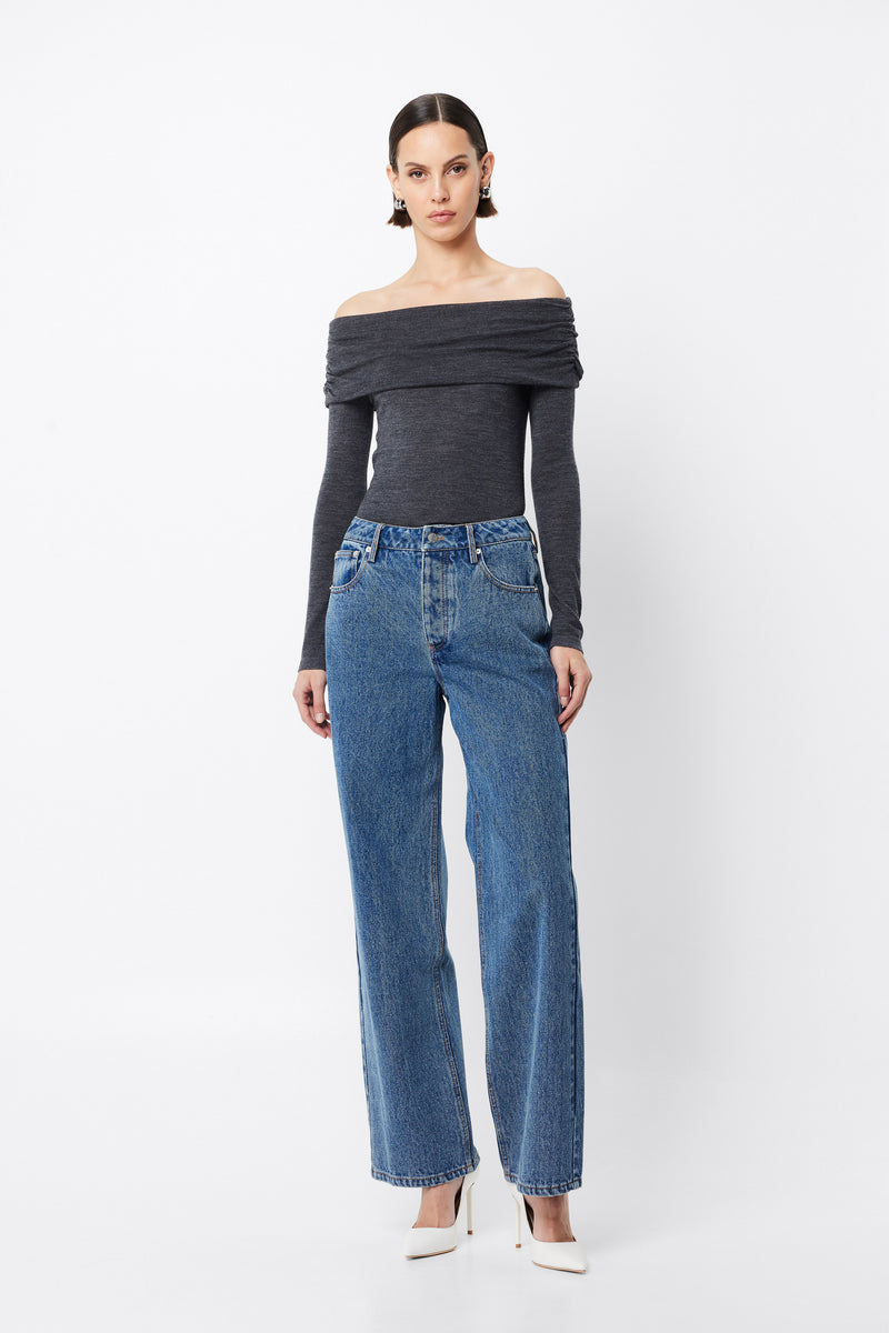 Maine Off Shoulder Merino Top