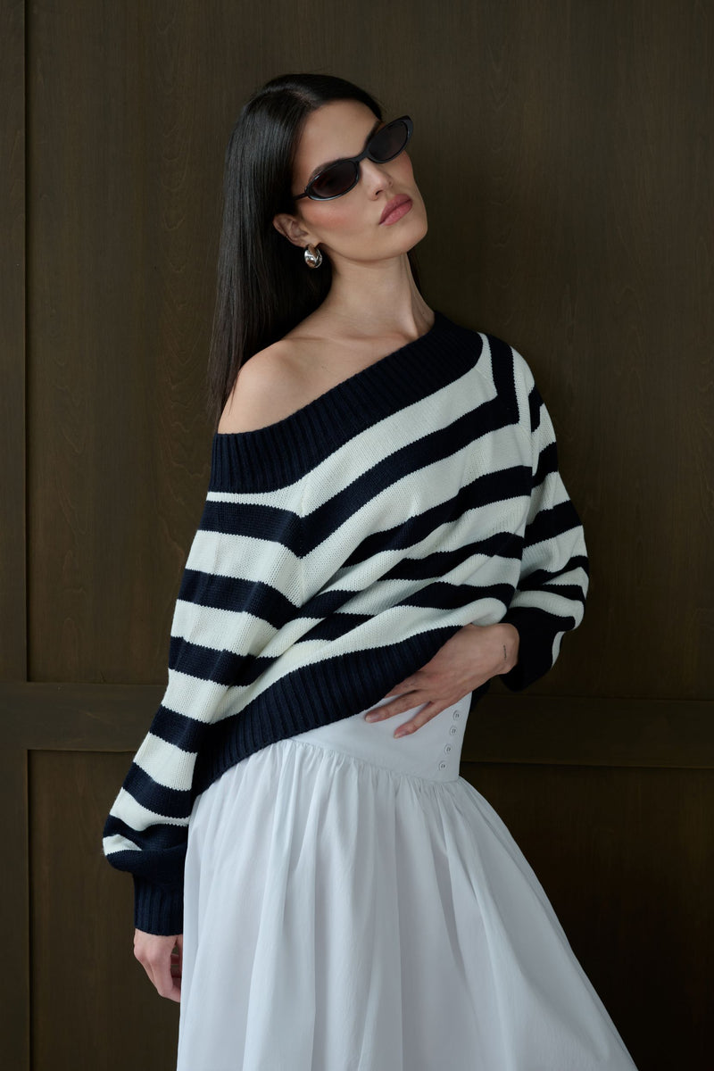 Off Shoulder Sweater