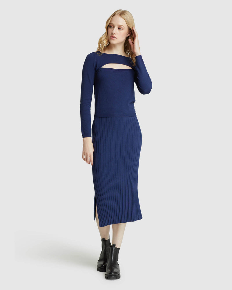 Turia Cut Out Knit
