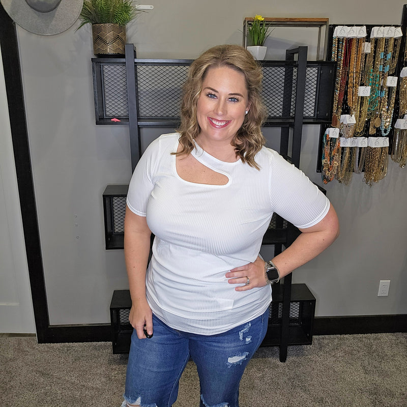 Grand Things Cut Out Basic Top
