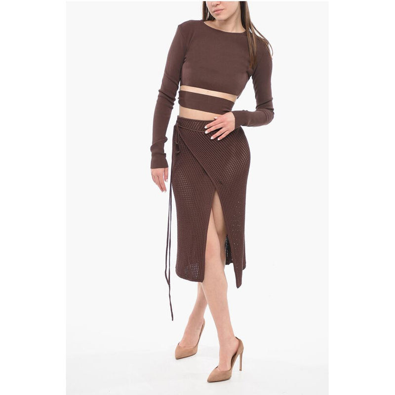Long-sleeved Top With Cut-Out Detail