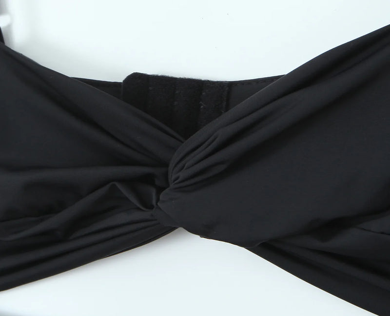 Backless Ruched Top