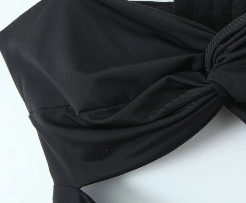 Backless Ruched Top