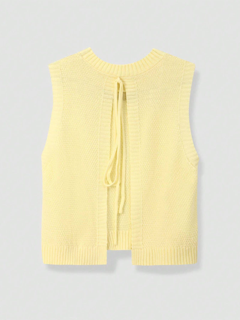 Backless Tie-Strap Tank Top