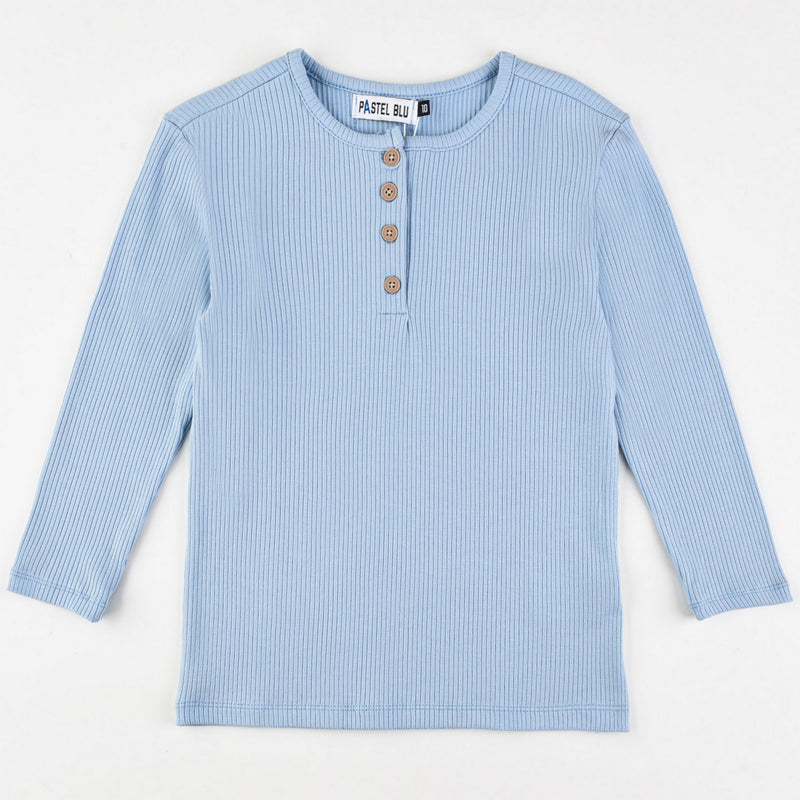 Girls Rib 3/4 Tee