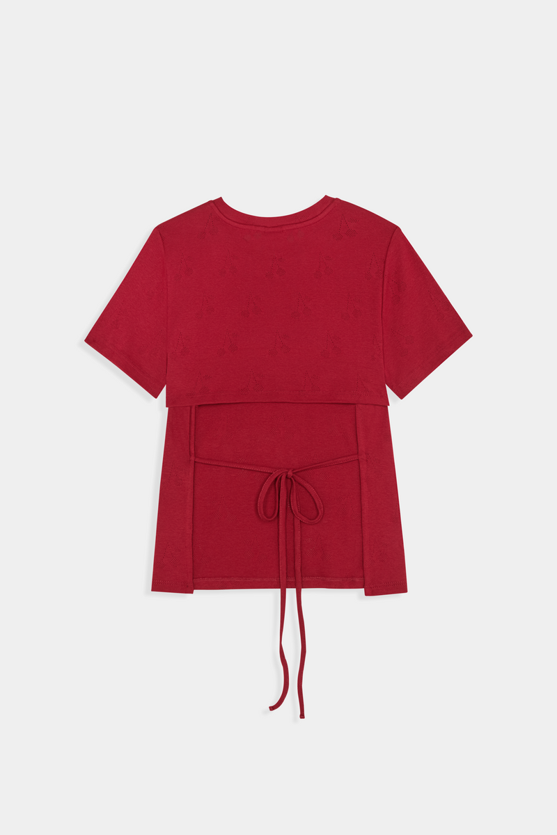 Cherry Backless T-shirt