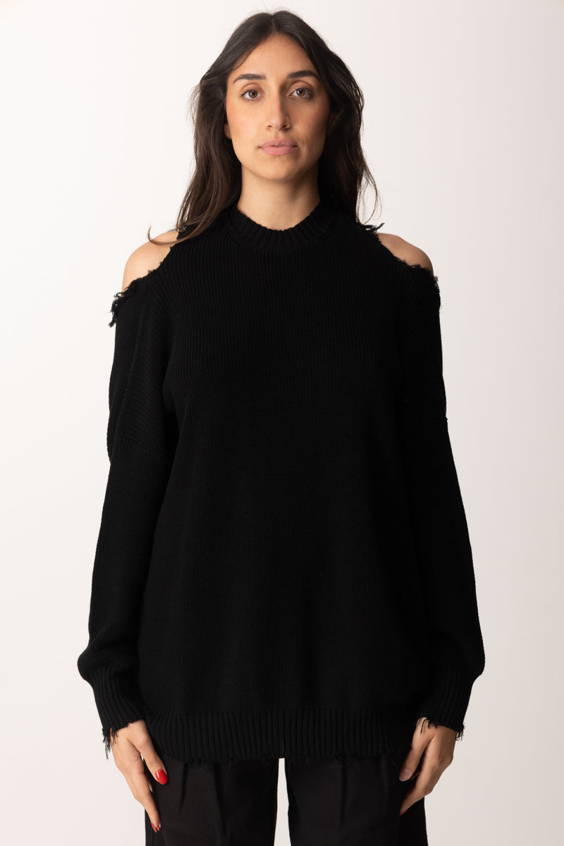 Maglia Backless Janine con Fiocco Sul Retro