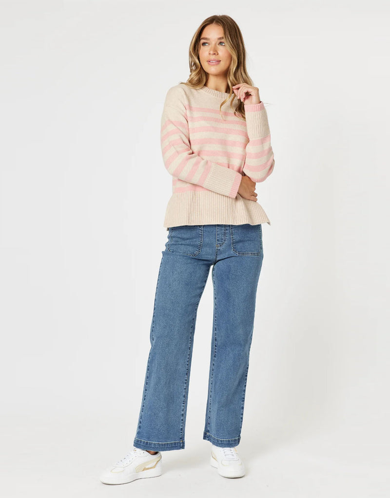 Carpenter Stretch Leg Jean - Washed Denim