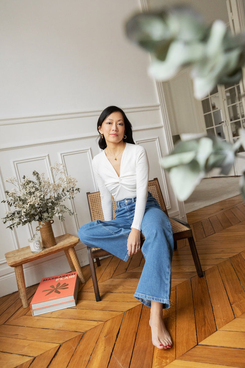 Jean wide Audrey - bleu denim