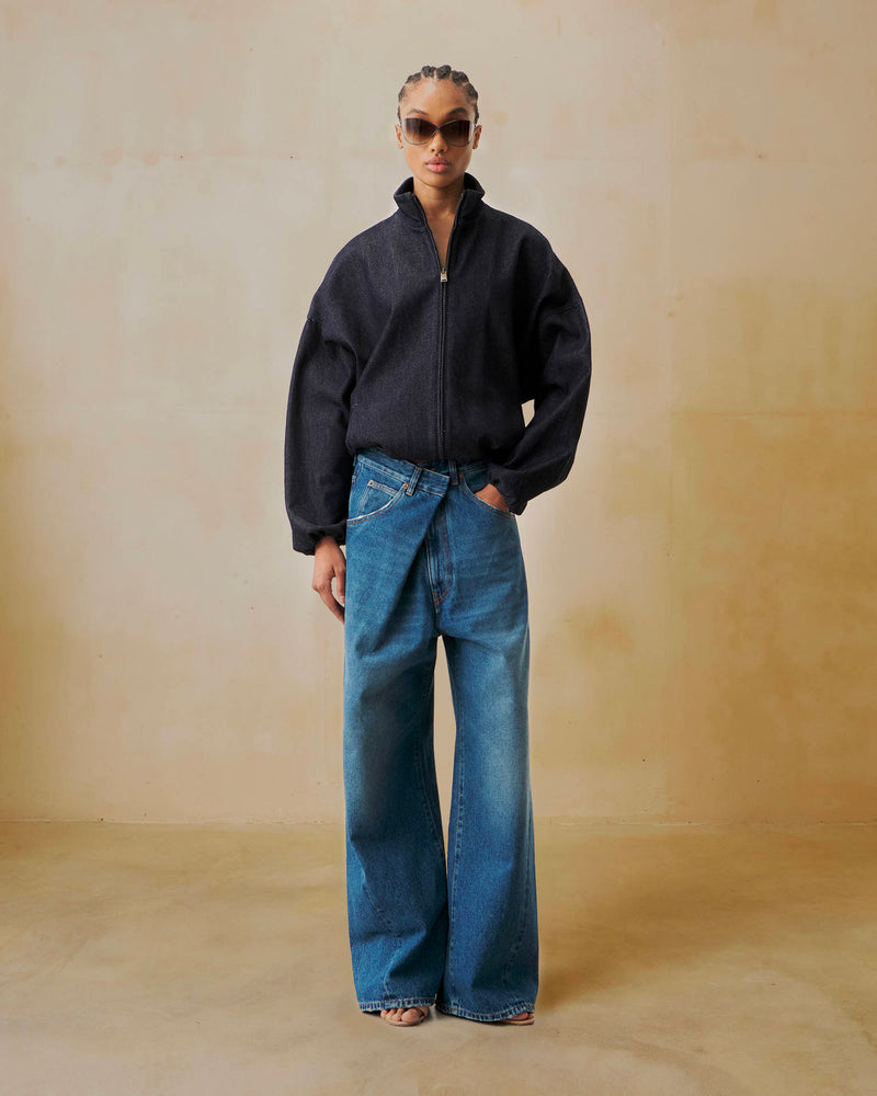 INES - FOLD OVER DENIM