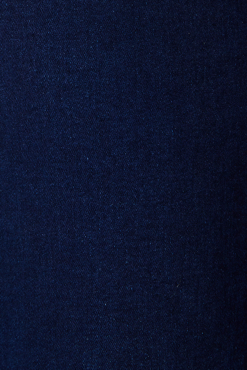 Juan High Rise Wide Leg Jean In Dark Indigo Denim