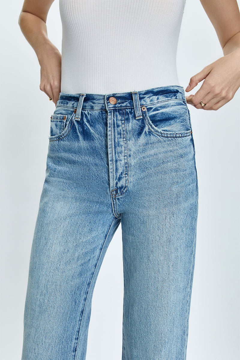 Cassie Super High Rise Straight Denim
