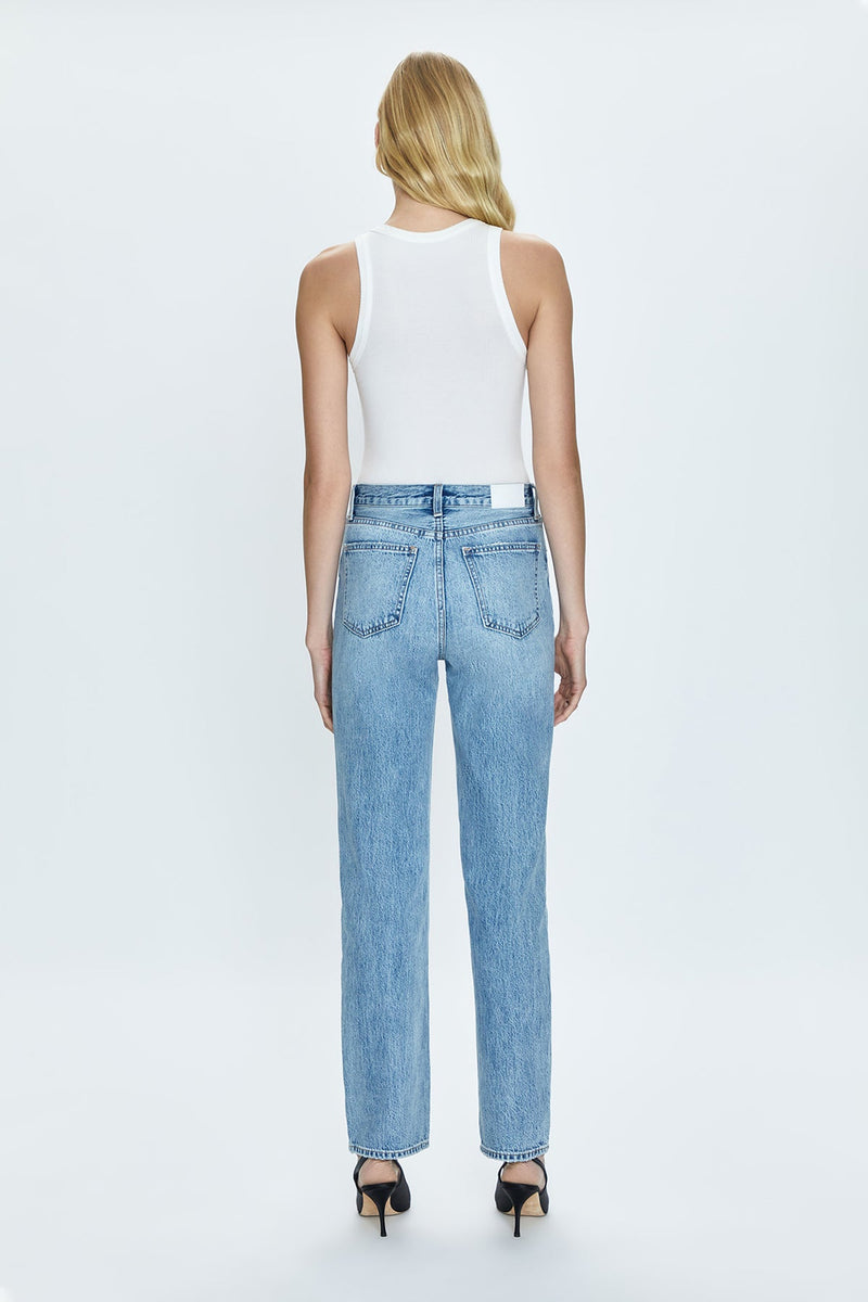 Cassie Super High Rise Straight Denim