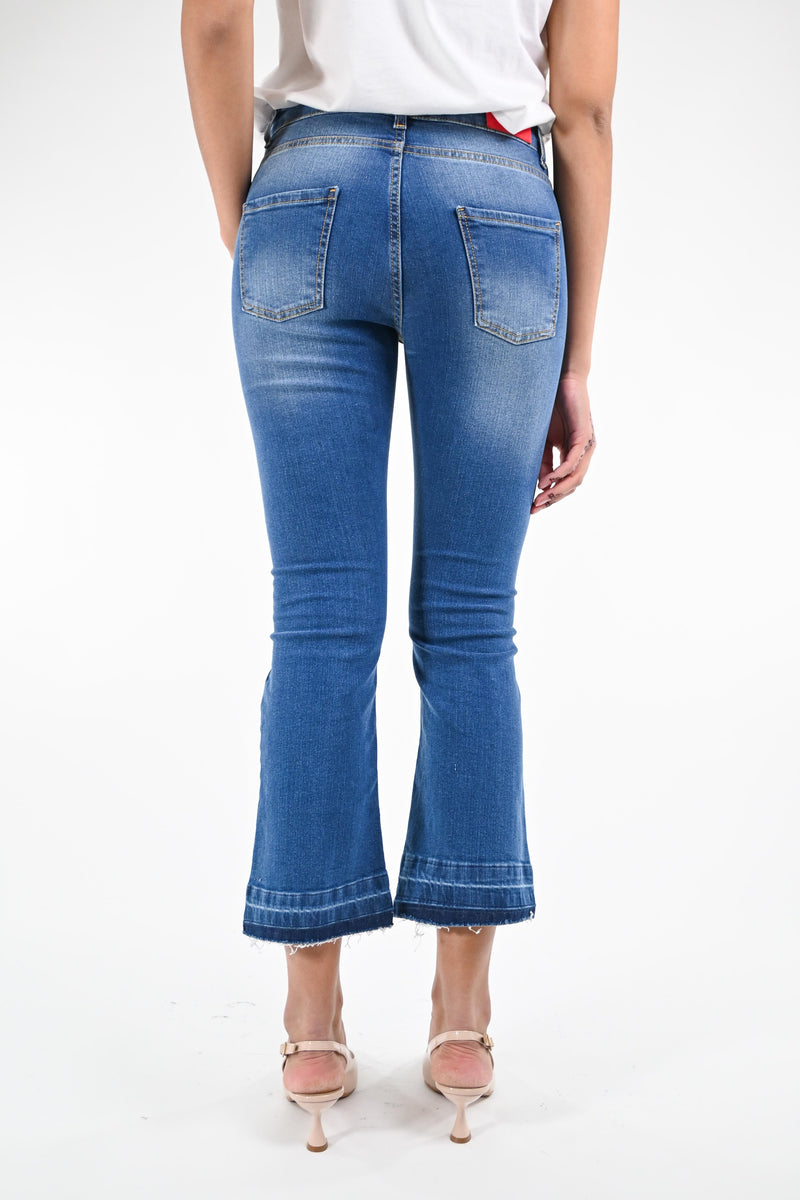 SOUVENIR - JEANS TROMBETTA ART.F35J0905 - DENIM