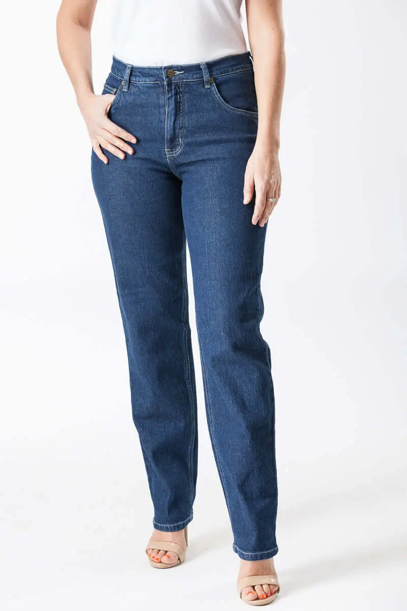 W04B1006 Boulder Relaxed Fit Comfort Denim Jeans