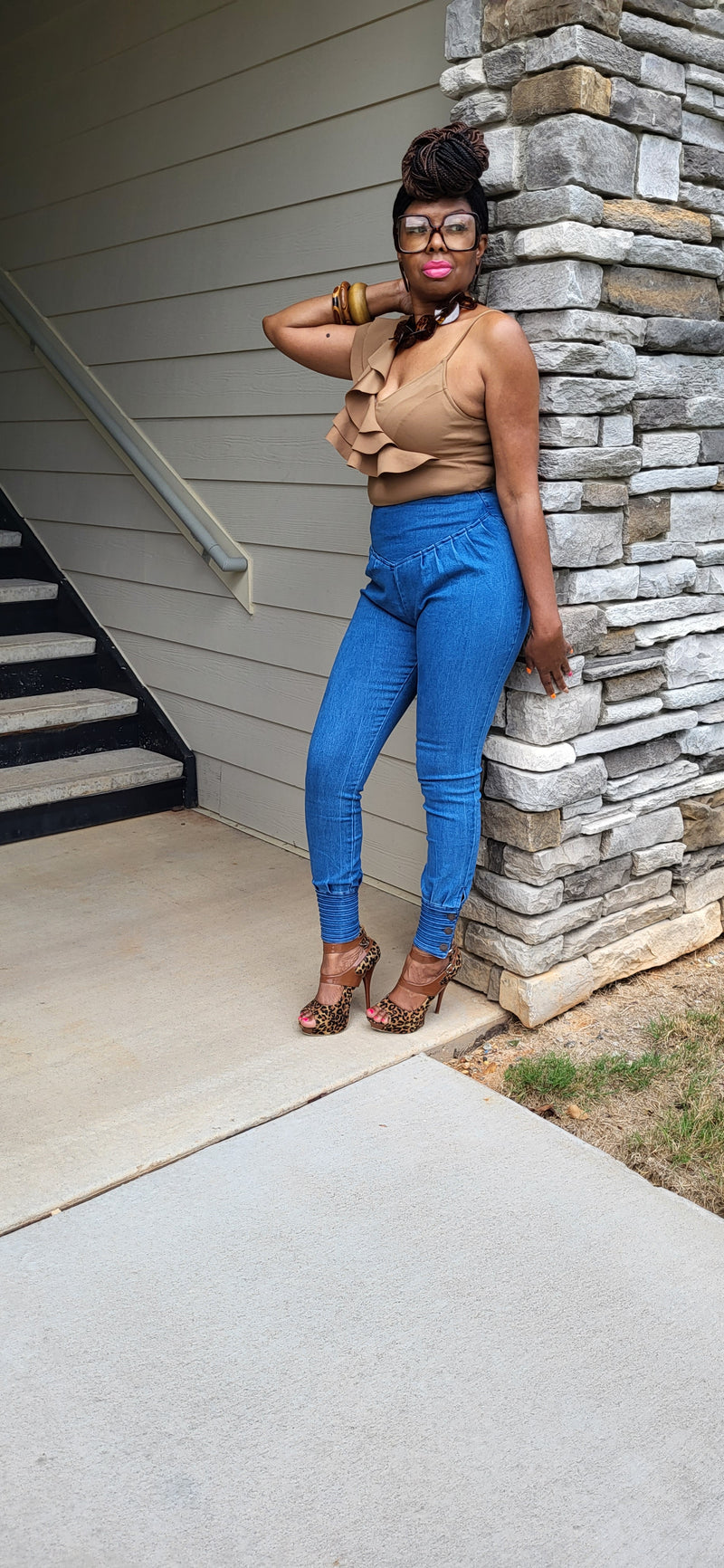 Denim Jogger Jeans (Medium Denim)