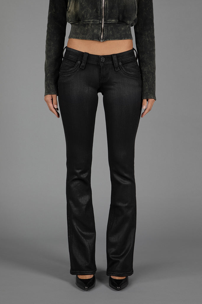 Gwen Super Low-Rise Bootcut Jeans