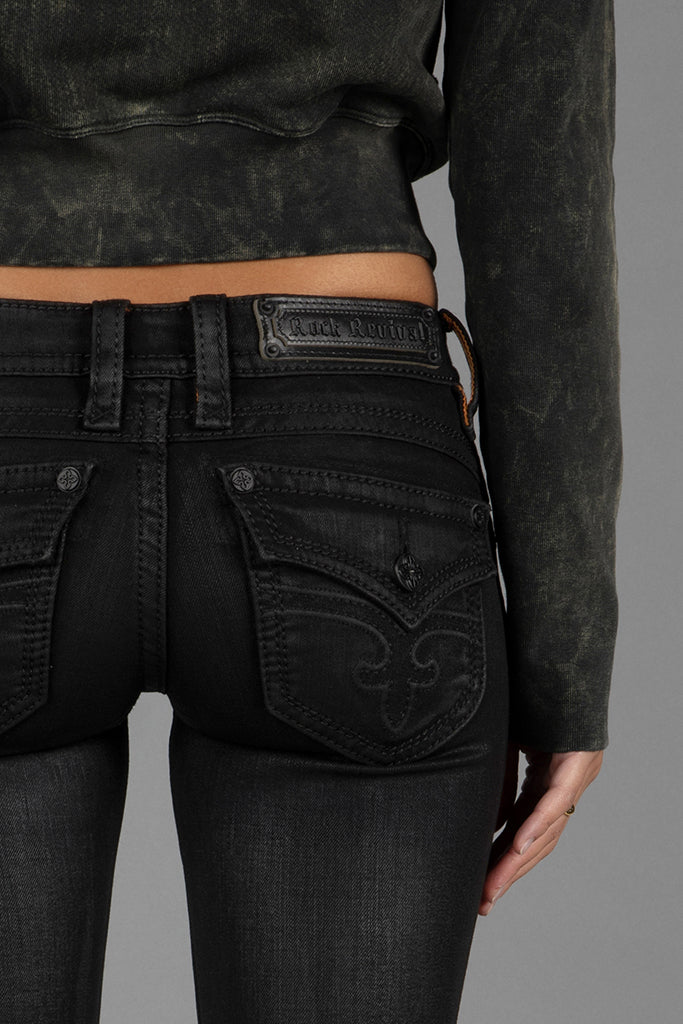 Gwen Super Low-Rise Bootcut Jeans