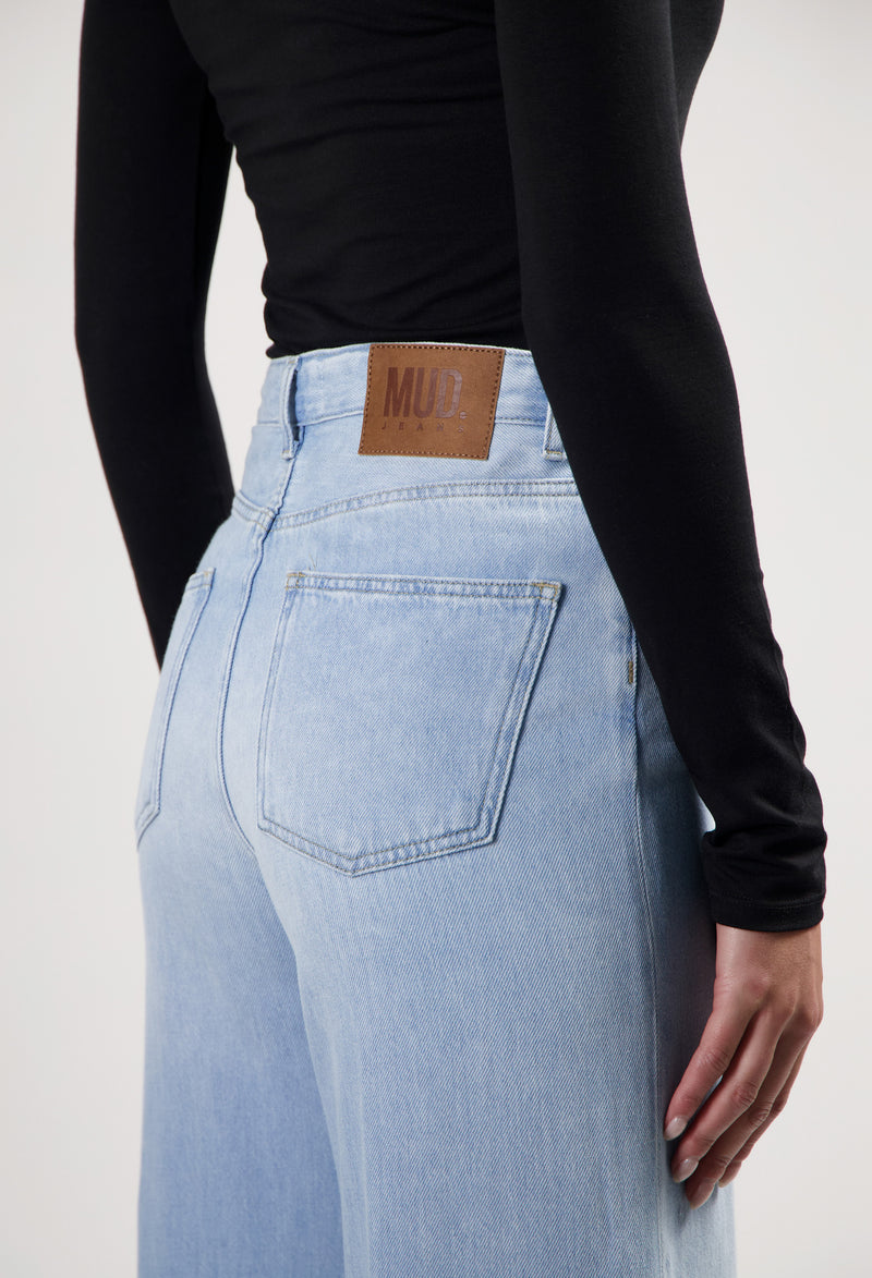 Sara High Loose Flow - Stone Vintage