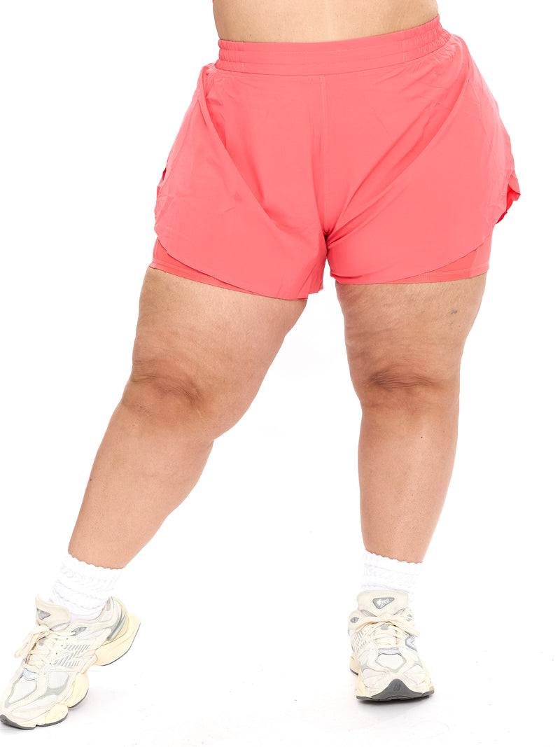 Flirty Flo Short Boyshort - Tequila Sunrise