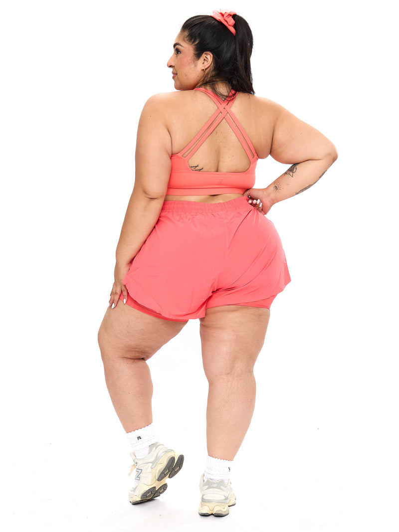 Flirty Flo Short Boyshort - Tequila Sunrise