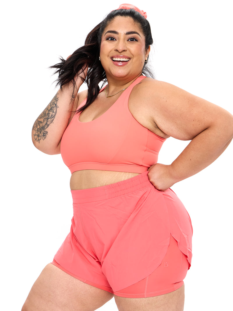 Flirty Flo Short Boyshort - Tequila Sunrise