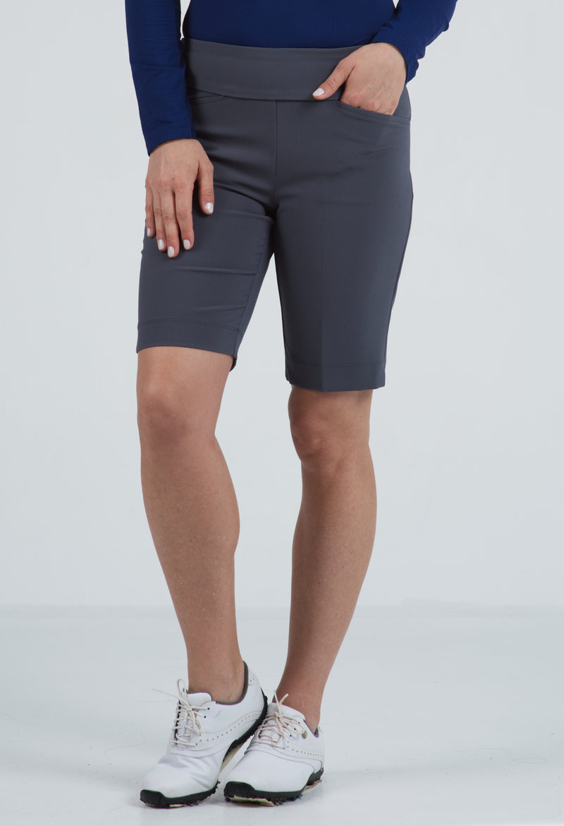 Stain Resistant Solid Women's Shorts