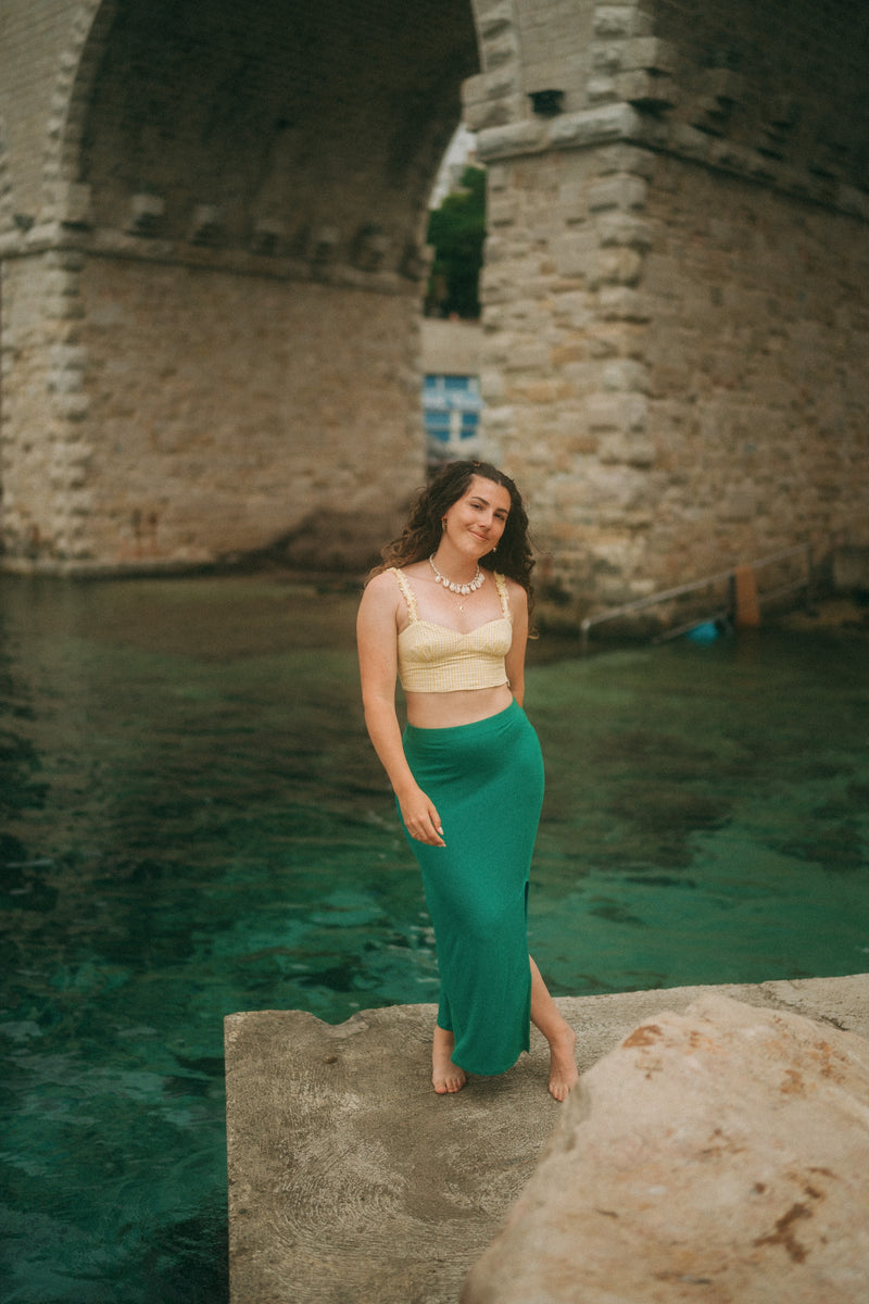 Green Sereia skirt