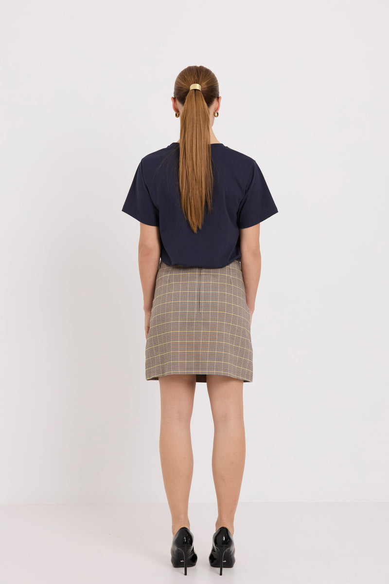 Emili Mini Skirt | Daytona Check