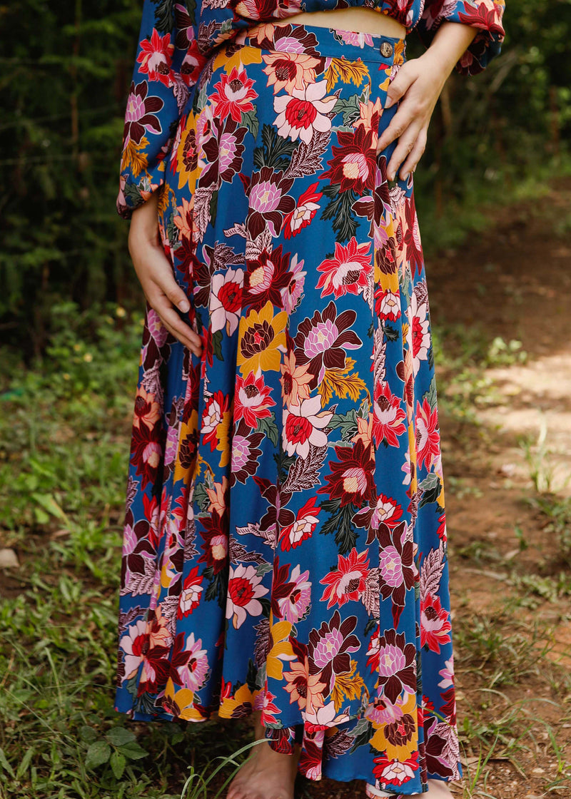 Madeline Wrap Skirt Wildflower