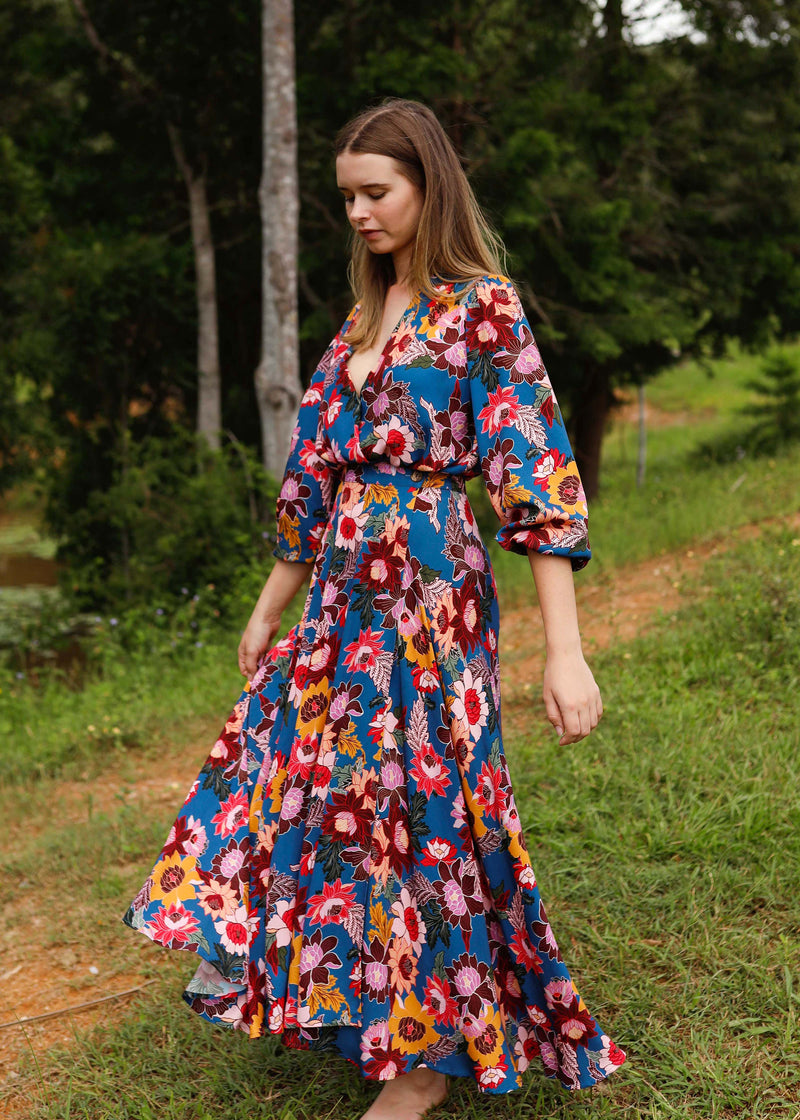 Madeline Wrap Skirt Wildflower