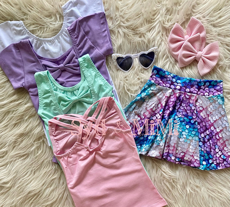 Skater Skirt ~ Faux Sequins