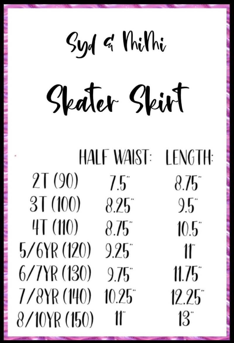 Skater Skirt ~ Faux Sequins