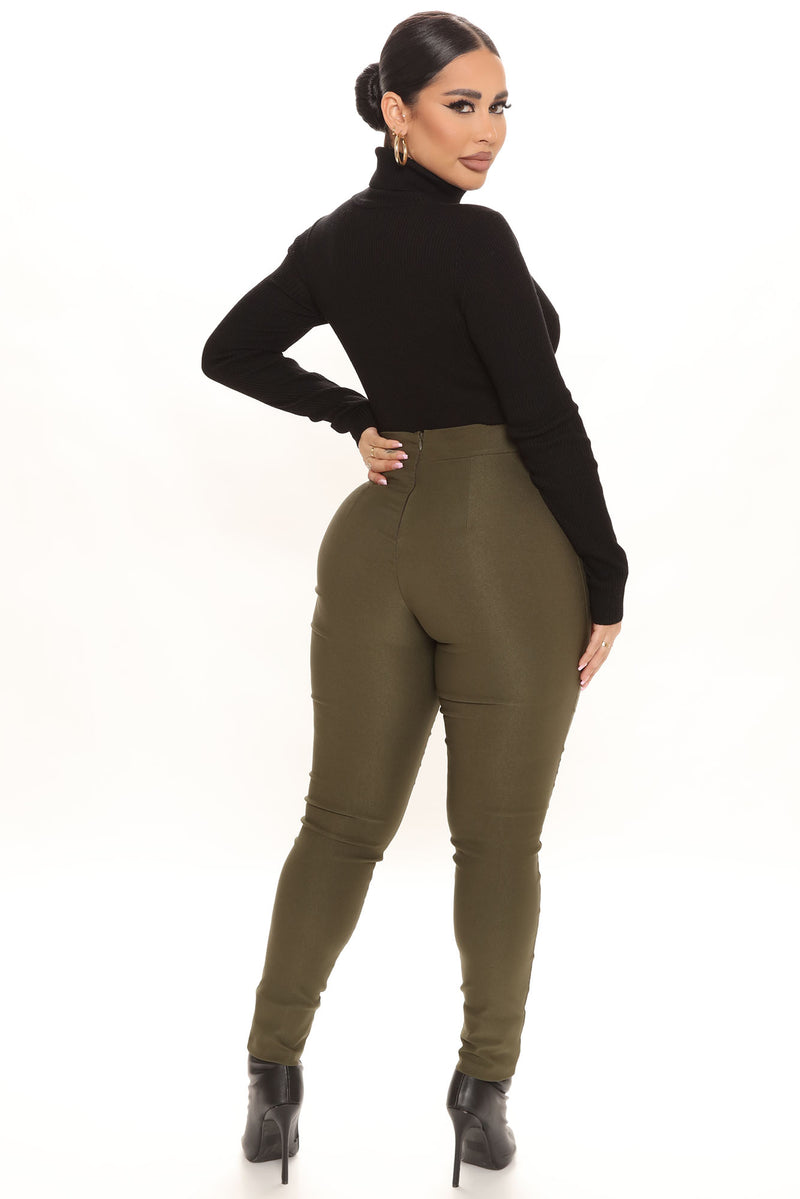 Knot Your Girl Pants - Olive