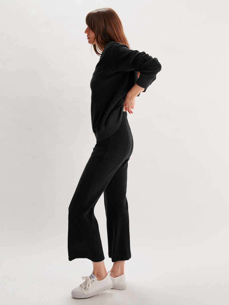The Fili Kick Flare Pants in Terry