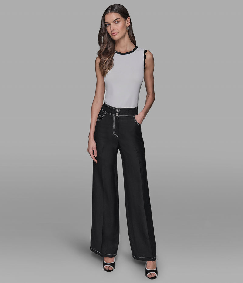 LINEN BLEND PANT