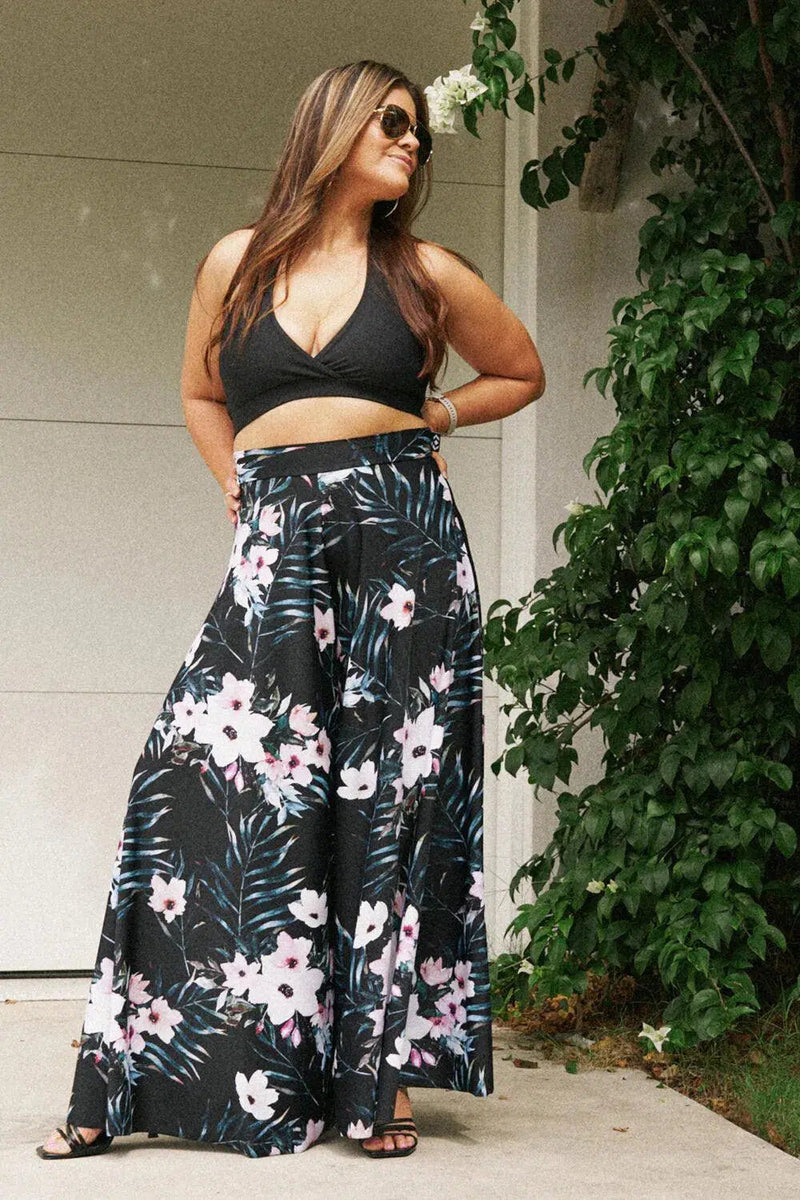 Silky Palazzo Pant - Exotic At Heart